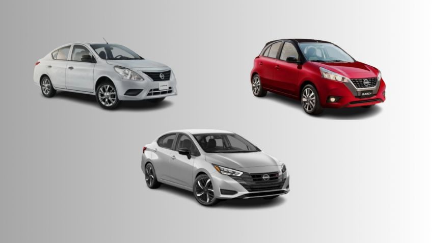 ¿Cuáles son los 3 autos más baratos de Nissan en 2023 y que seguirán siéndolo en 2024?