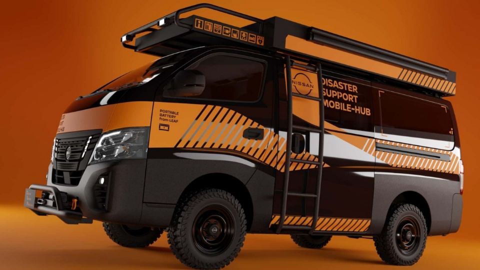 Ve este concepto de Nissan Urvan, lista para los desastres