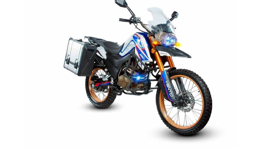 ¿Cuánto piden de enganche por la moto adventure Vento GT 250?