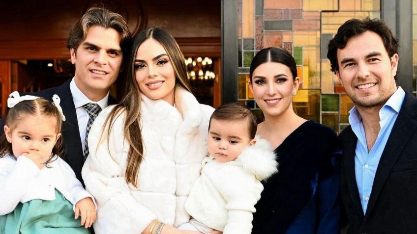 Checo Pérez y Carola Martínez se vuelven padrinos del hijo de exreina de belleza