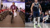 ¡Luka Doncic sorprendió a los Dallas Mavericks con unas bicicletas eléctricas! Son de la marca de autos Mercedes-Benz