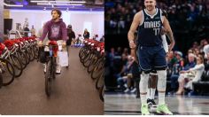 ¡Luka Doncic sorprendió a los Dallas Mavericks con unas bicicletas eléctricas! Son de la marca de autos Mercedes-Benz