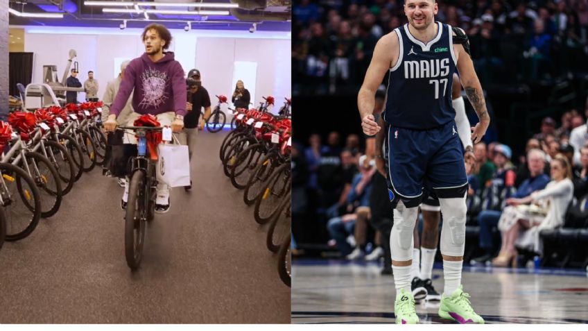 ¡Luka Doncic sorprendió a los Dallas Mavericks con unas bicicletas eléctricas! Son de la marca de autos Mercedes-Benz