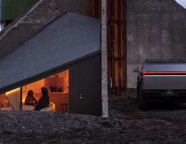 Características del Powershare del Cybertruck de Tesla