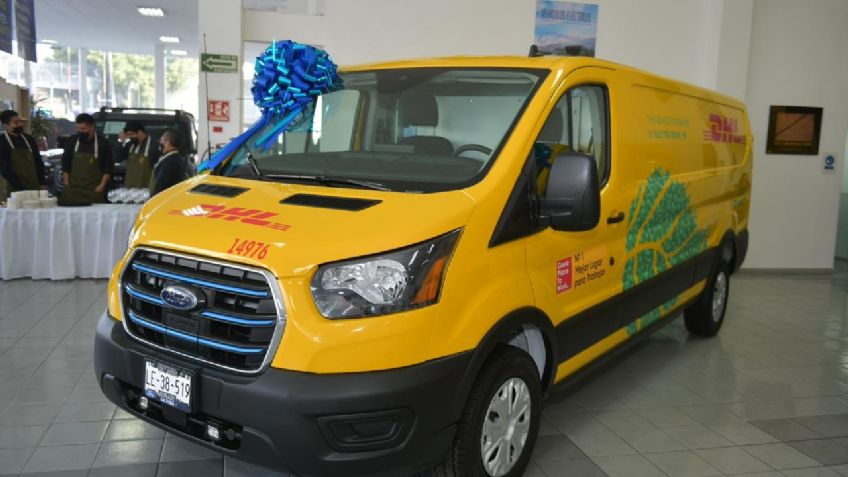 DHL y Grupo Andrade presentan su nueva flota de camionetas eléctricas Ford E-Transit