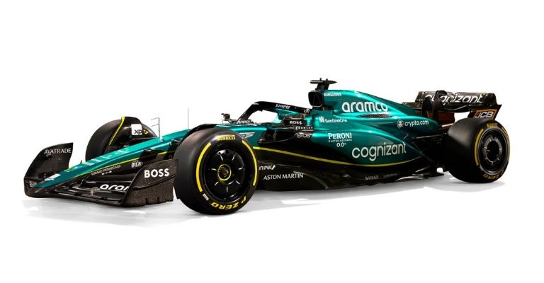 Diseño exterior del AMR23 de Aston Martin