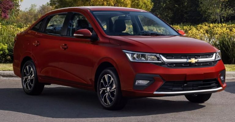 Diseño exterior del Chevrolet Aveo 2024