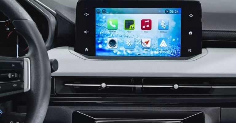 Interior del Chevrolet Aveo 2024