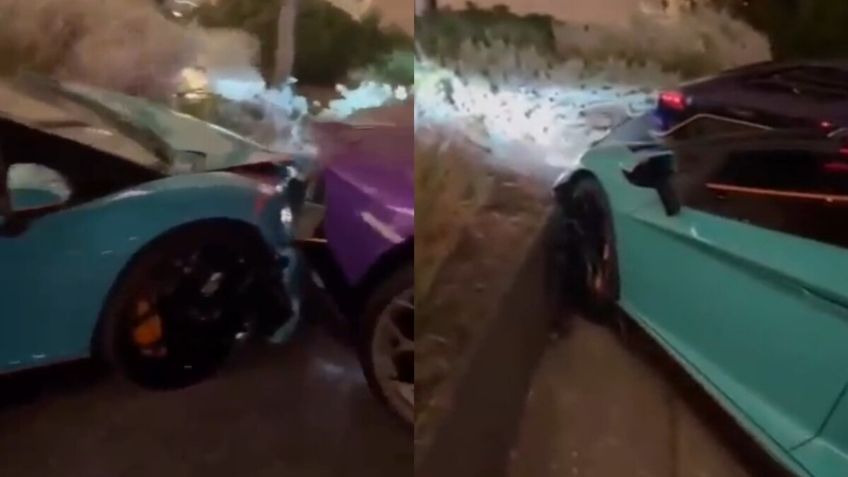 VIDEO: un Valet Parking choca un Lamborghini Aventador exclusivo