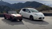 VIDEO: Este Nissan Leaf híbrido modificado tiene el motor de una moto Kawasaki