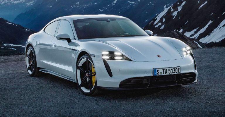 Exterior del Porsche Taycan 