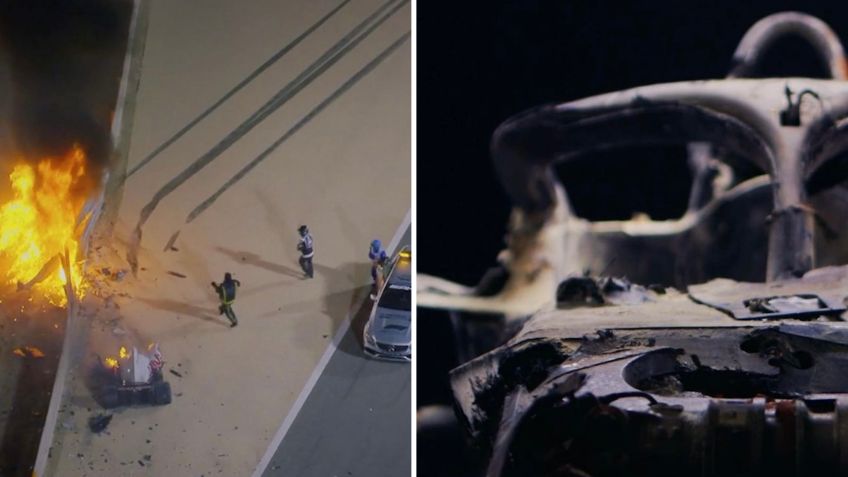 Fórmula 1: El auto quemado de Romain Grosjean será exhibido por primera vez en España