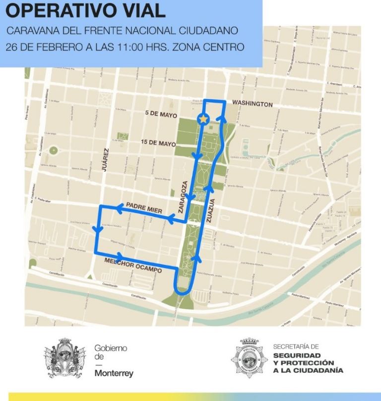 Marcha del INE en Monterrey