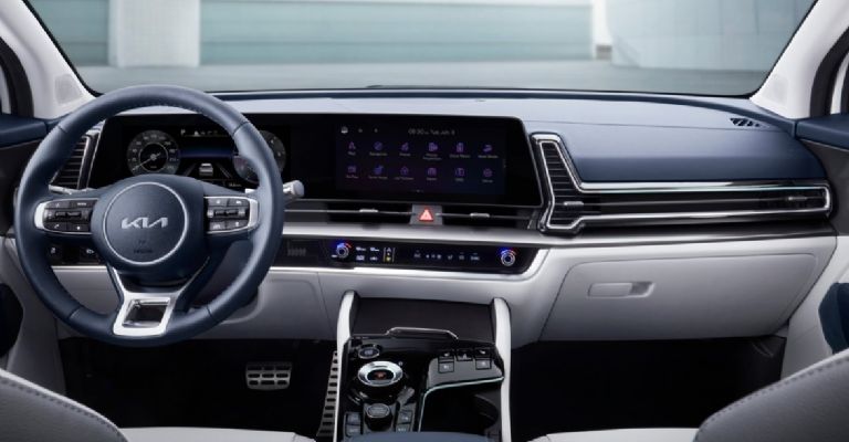 Interior de la Kia Sportage 2023
