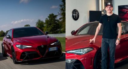 Valtteri Bottas recibe su radical Alfa Romeo GTAm