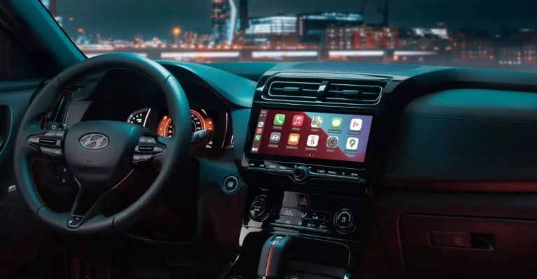 Interior de la Hyundai Creta N Line Night Edition