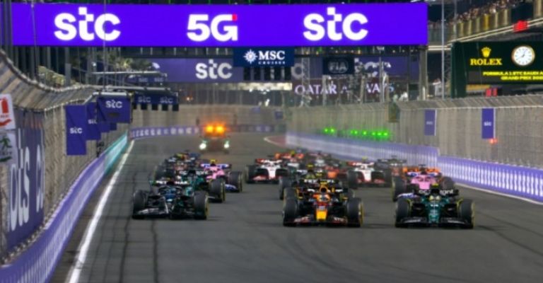 Salida del GP de Arabia Saudita