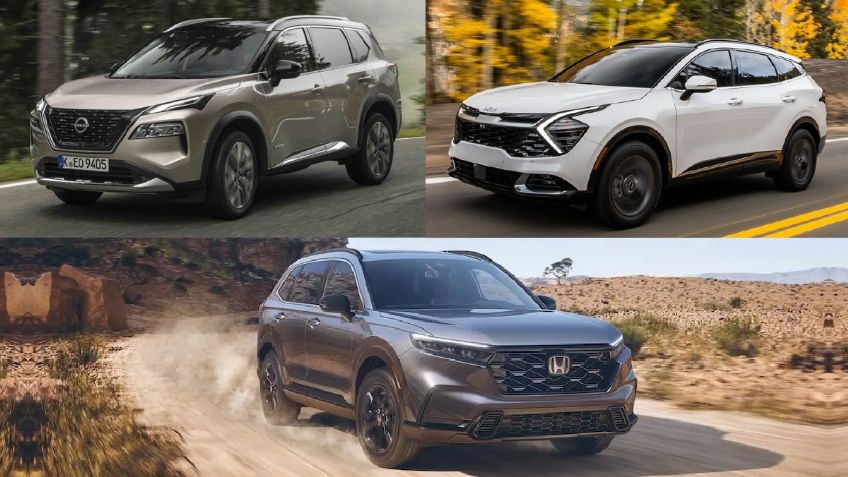 ¿Cuál es el mejor SUV? Kia Sportage vs Nissan X-Trail vs Honda CR-V