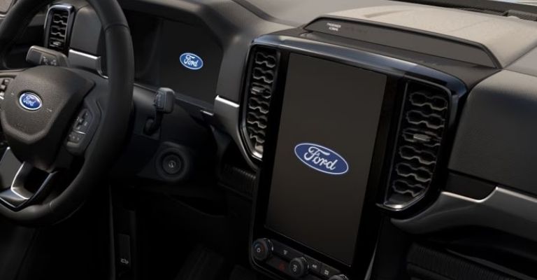 Interior de la Ford Ranger 2023