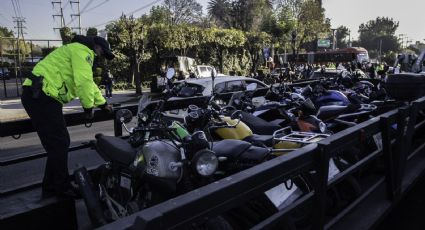 La Bestia y sus operativos contra las motos irregulares en la CDMX