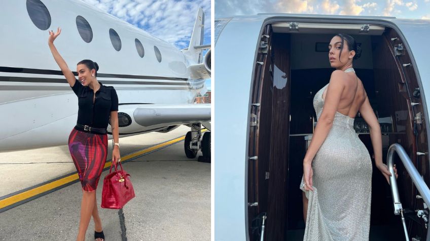 Georgina Rodríguez es criticada al hablar de su aversión por viajar en vuelos comerciales