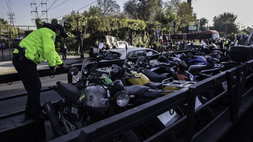 La Bestia y sus operativos contra las motos irregulares en la CDMX