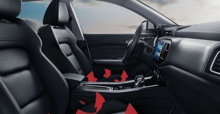 Interior de la Chirey Tiggo 8 Pro en México