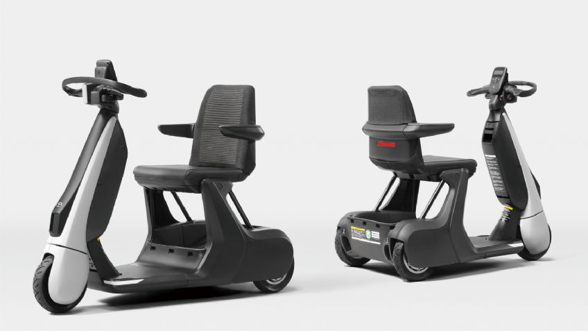 Toyota presentó su nuevo scooter eléctrico llamado C+Walk S para los adultos mayores
