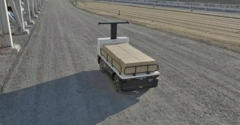 Diseño exterior del Honda Autonomous Work Vehicule