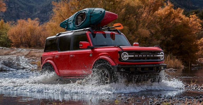 Exterior de la Ford Bronco 2023
