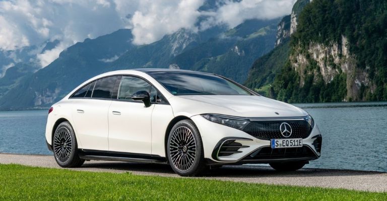 Exterior del Mercedes-Benz EQS Sedán