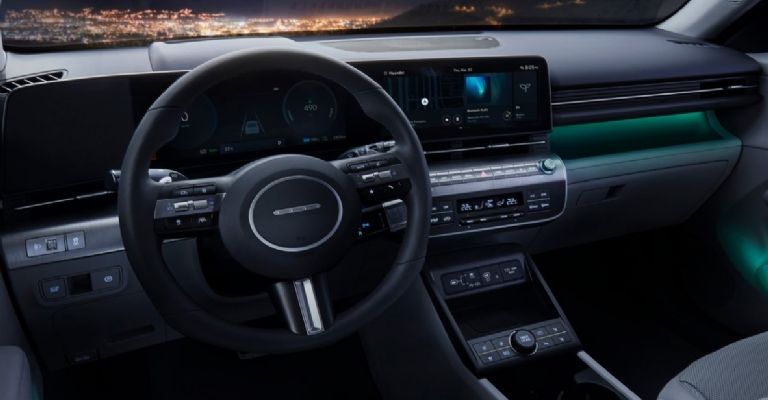 Interior de la Hyundai Kona 2024