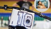 Maradona y sus motocicletas Honda y Harley-Davidson