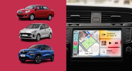 Los 3 autos más baratos en México que cuentan con Apple CarPlay y Android Auto