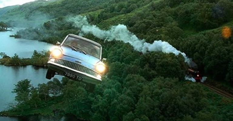 Auto volador de Harry Potter