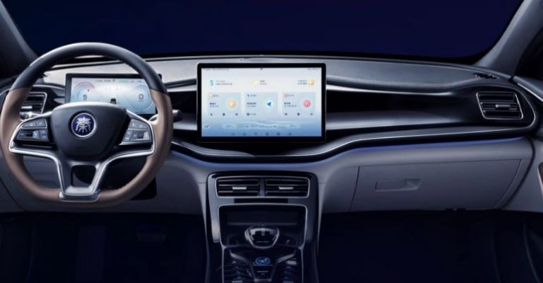 Interior del BYD Qin Plus EV 2023