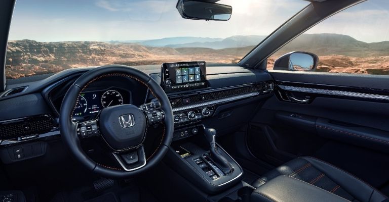 Interior de la Honda CR-V Hybrid 2023