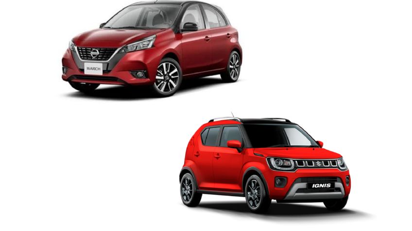 Nissan March 2023 vs Suzuki Ignis 2023: Cuál es mejor