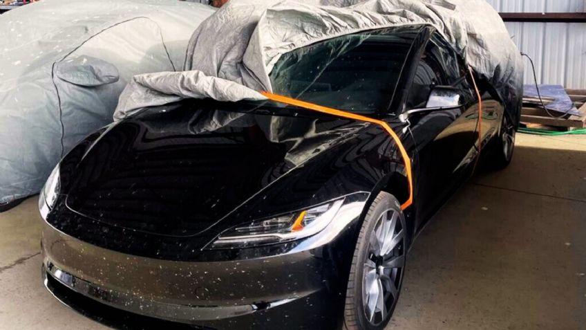 Tesla Model 3: Se reveló la primera imagen de este auto eléctrico actualizado