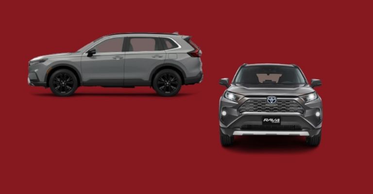 Honda CR-V Hybrid vs Toyota RAV4 Hybrid exterior