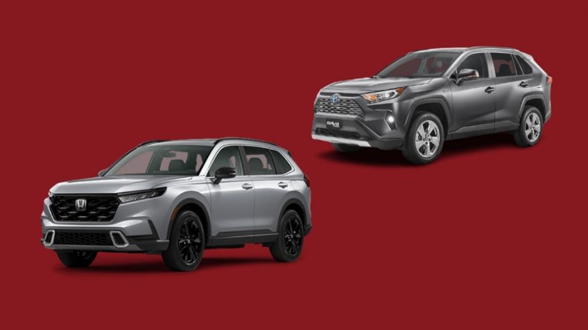 Honda CR-V Hybrid vs Toyota RAV4 Hybrid: comparativa de SUVs híbridas compactas