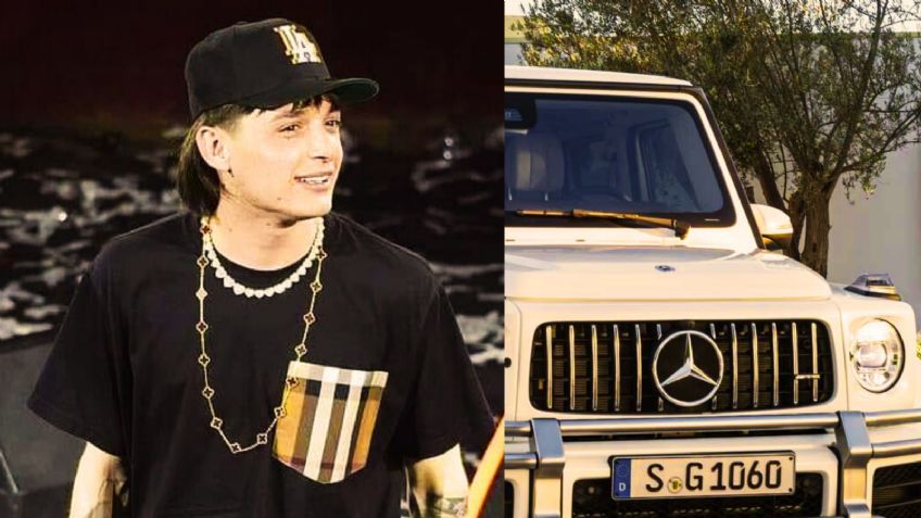 El corrido tumbado de Peso Pluma, Natanael Cano y Gabito Ballesteros sobre la camioneta Mercedes AMG Clase G63