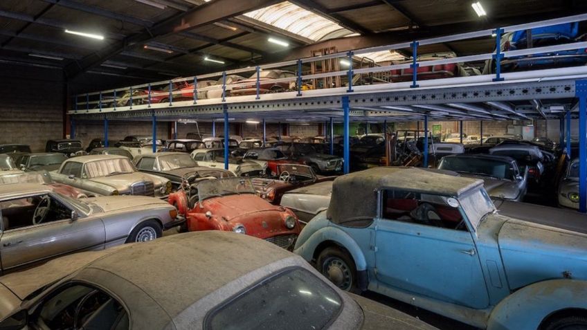 Autos clásicos: encuentran toda una colección de 230 modelos en una iglesia de Holanda