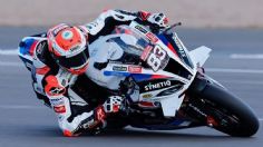 Así quedó el casco de un piloto del MotoGP en un accidente a más de 200 kilómetros por hora