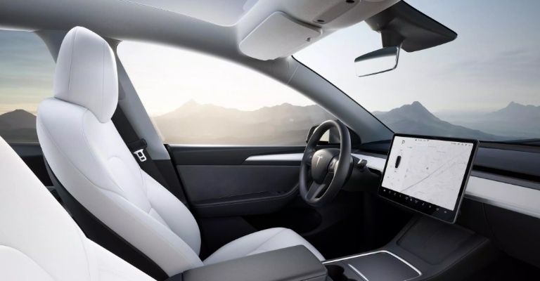 Interior de la Tesla Model Y