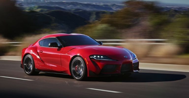 Exterior del Toyota Supra 2023