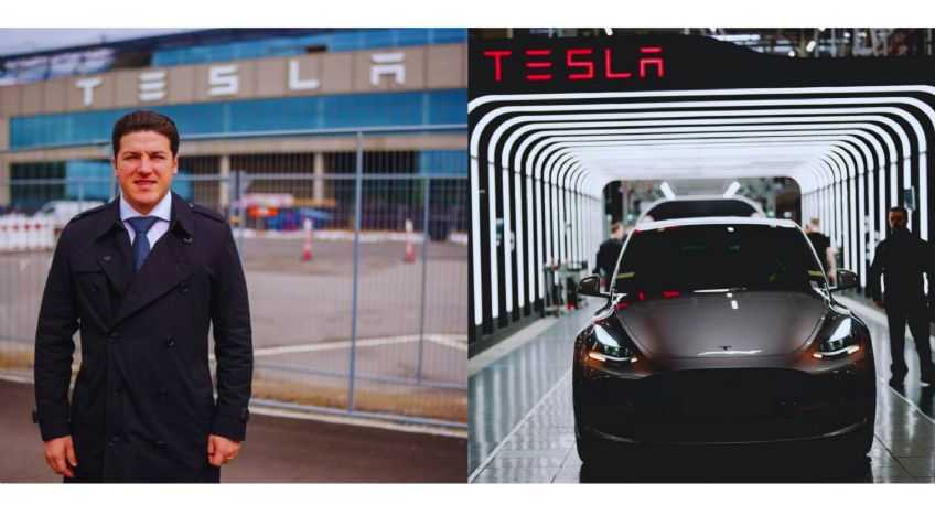 El gobernador de Nuevo León estuvo de visita en la Gigafactory de Tesla en Alemania