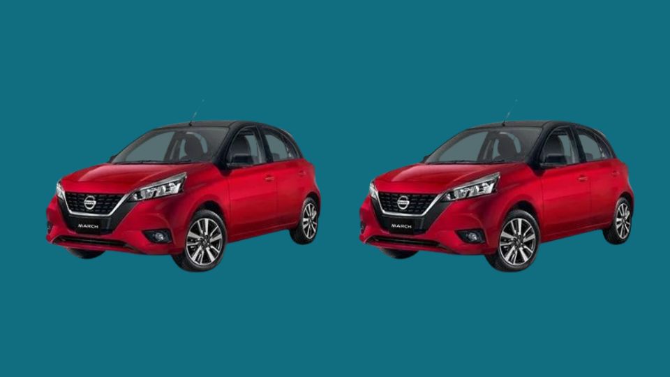 El Nissan March es uno de los autos baratos a la venta en México.