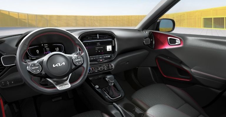 Interior de la Kia Soul 2023