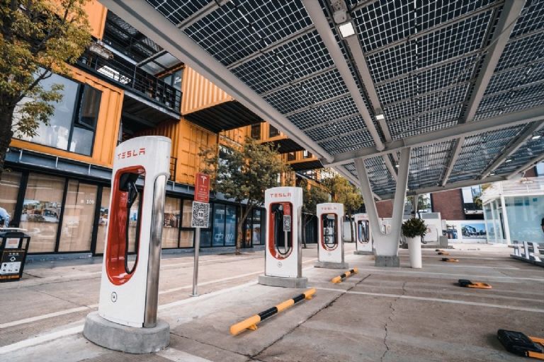 Red de cargadores de Tesla en México